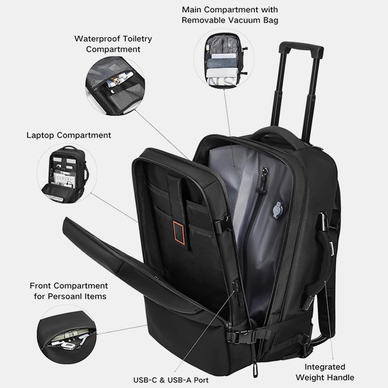 Multifunctional waterproof compression bag for outdoor and business travel