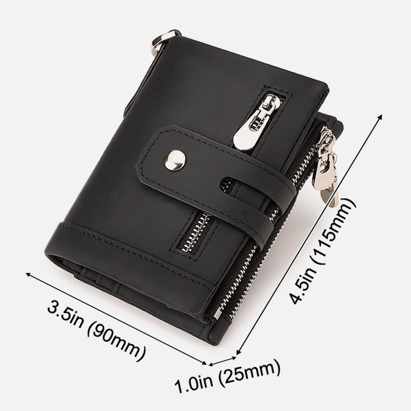 Travel security wallet with anti-scan and anti-loss design
