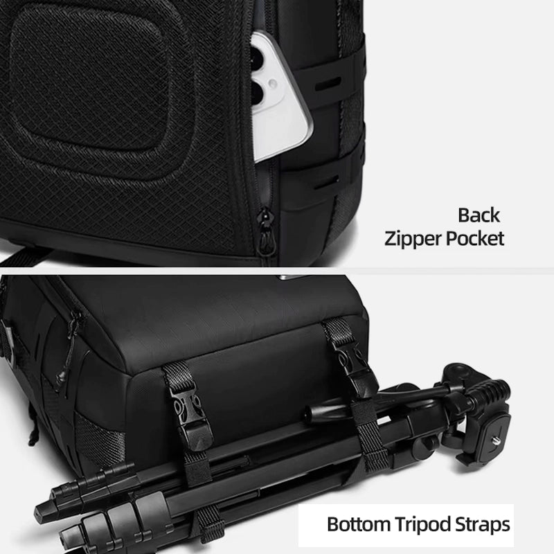 Modern waterproof mini camera bag with anti-scratch fabric and sleek design