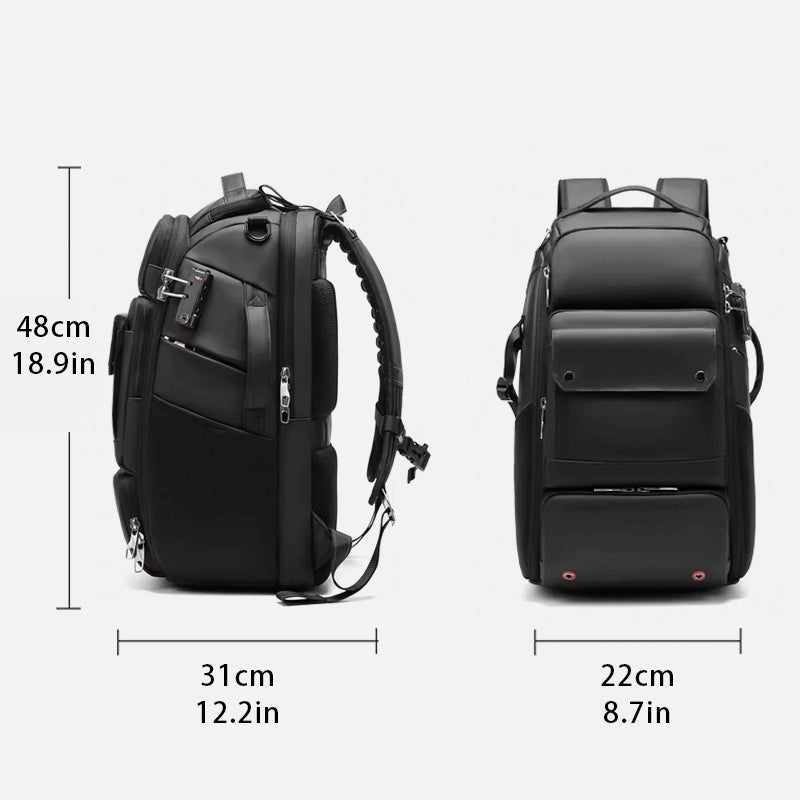 Professional photography gear bag with shockproof protection and storage dividers