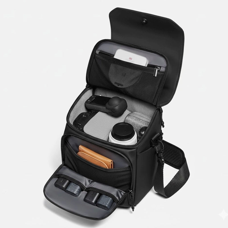 Small protective camera case for mirrorless and compact digital cameras