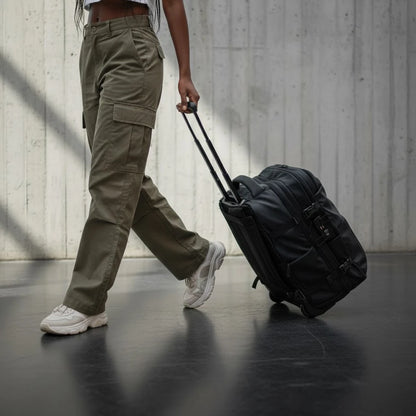 Waterproof vacuum compression backpack with laptop compartment for travel