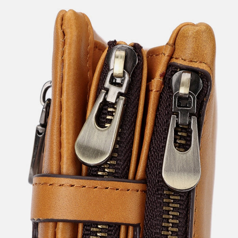 Minimal anti-theft card holder wallet with slim design