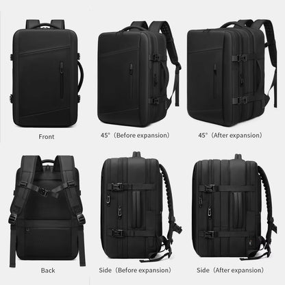 Compression travel bag with built-in air valve for 60% more packing space