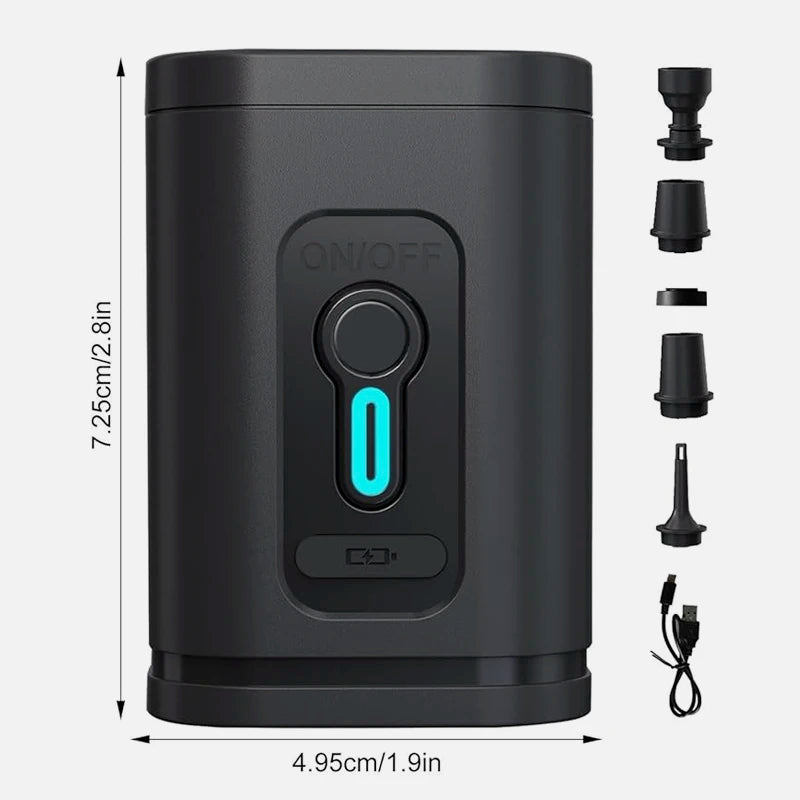 USB rechargeable vacuum pump with high-speed air suction