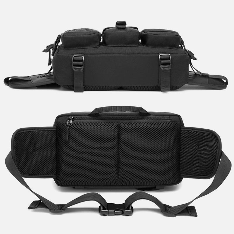 Travel waist pack with waterproof zippers and hidden anti-theft pocket – carry-on essential