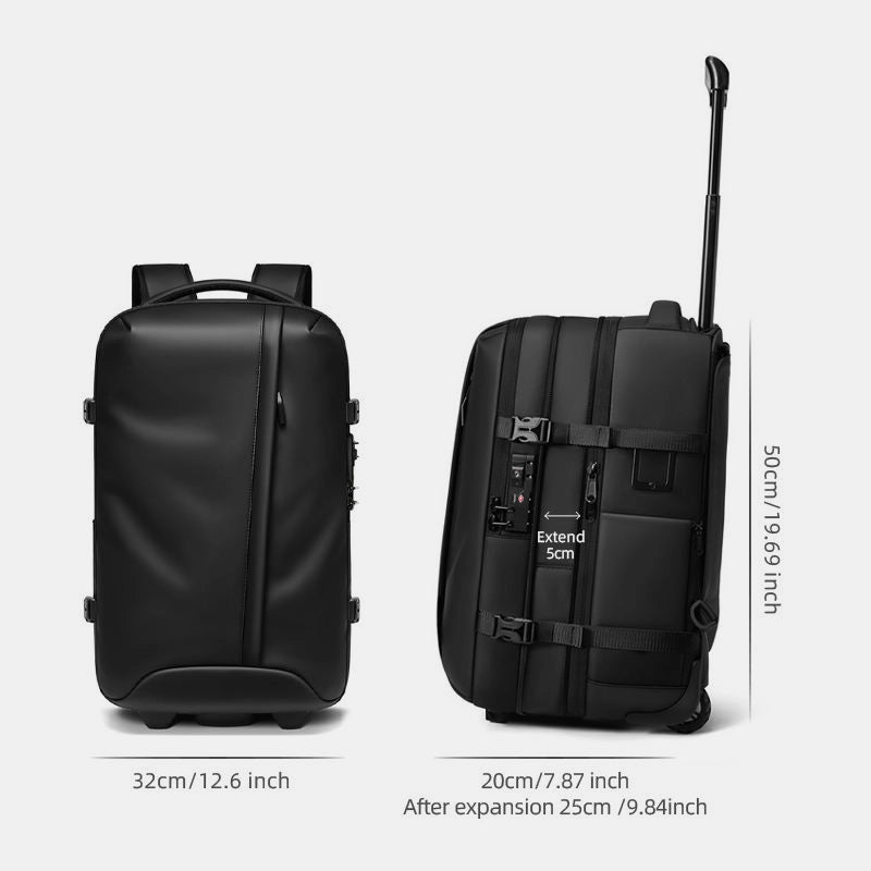 Outdoor waterproof backpack with vacuum compression for hiking and camping