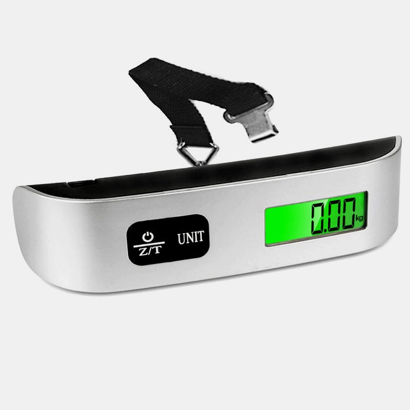 Rechargeable digital baggage scale with stainless steel hook