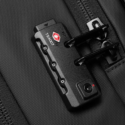 Expandable compression travel backpack with hidden anti-theft pocket