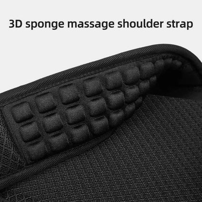 Motorcycle dry bag backpack with roll-top waterproof closure