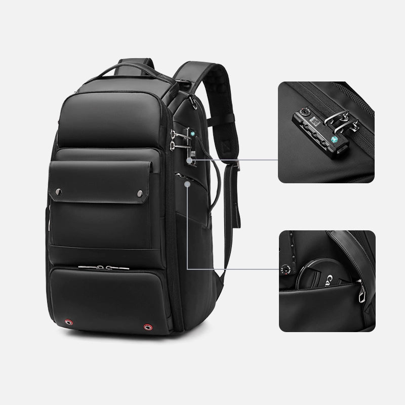 Travel camera bag pro with multiple pockets for lenses and accessories