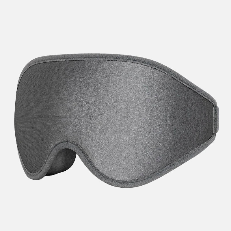 Soft memory foam travel sleep mask for airplane and home use