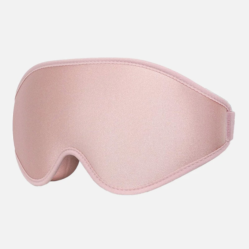 Travel eye mask set with earplugs and storage pouch