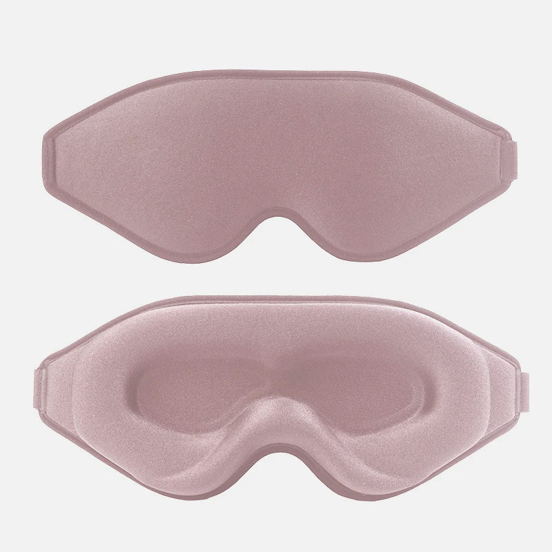 Sleep mask with adjustable velcro strap for perfect fit