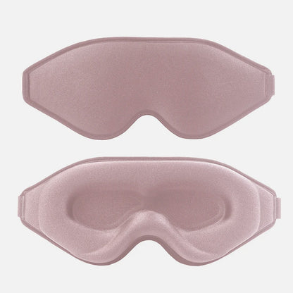 Sleep mask with adjustable velcro strap for perfect fit
